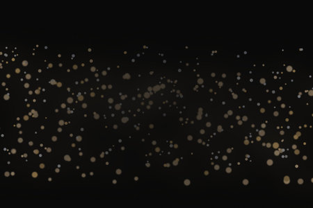 Abstract bokeh background. Bokeh light on black backgroundの素材