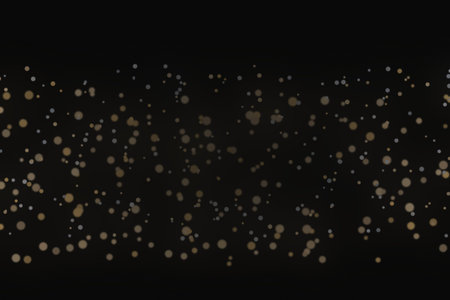 glitter vintage lights background. gold and silver. defocused.の素材