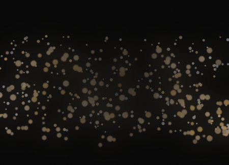 abstract background bokeh circles for Christmas and New Year holidaysの素材