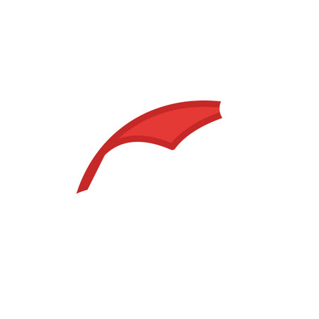 Red flag icon on background for graphic and web design. Creative illustration concept symbol for web or mobile appのイラスト素材