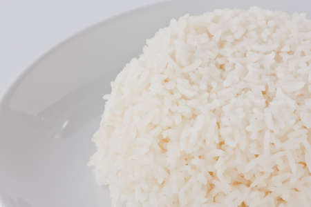 White steamed rice の写真素材