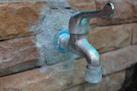 Stainless faucet.の写真素材