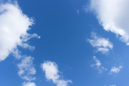 Blue sky backgroundの写真素材