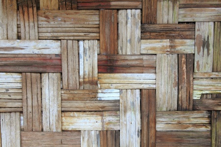 old Bamboo wooden texture の写真素材
