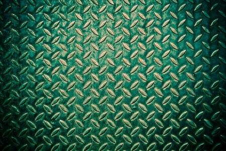green diamond metal plate background の写真素材