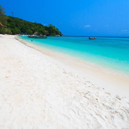 beach and tropical sea の写真素材
