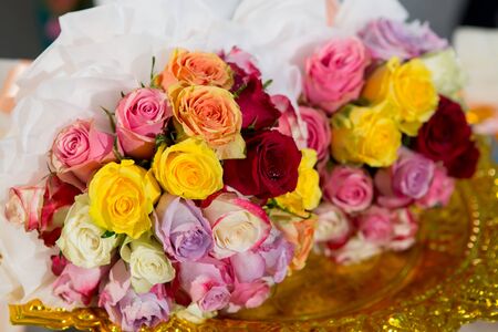 bouquet of rosesの写真素材