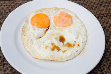 Fried Eggs on a plate