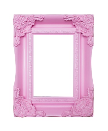 pink picture framesの写真素材