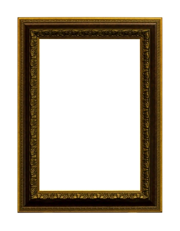 The antique wood frameの写真素材