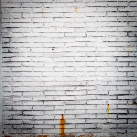 A white brick wallの写真素材