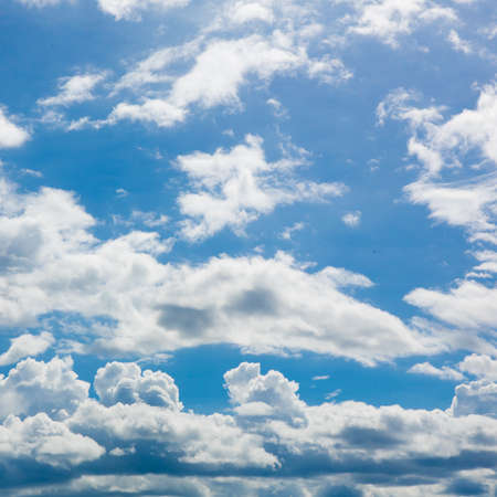 clouds in the blue skyの写真素材