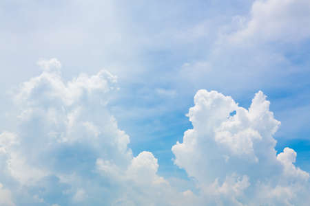 clouds in the blue skyの写真素材