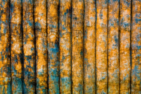 Old painted wallの写真素材