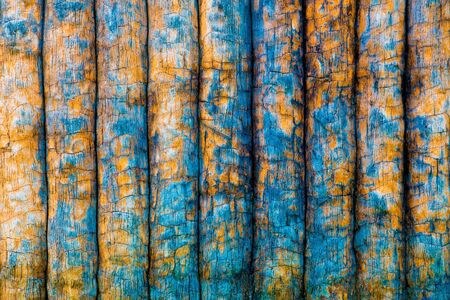 Old painted wallの写真素材