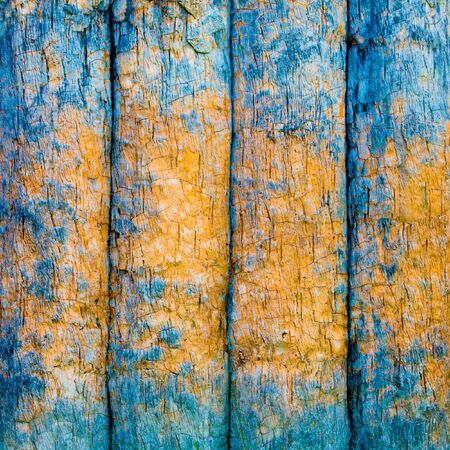 Old painted wallの写真素材