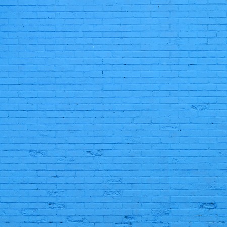 blue brick wall textureの写真素材