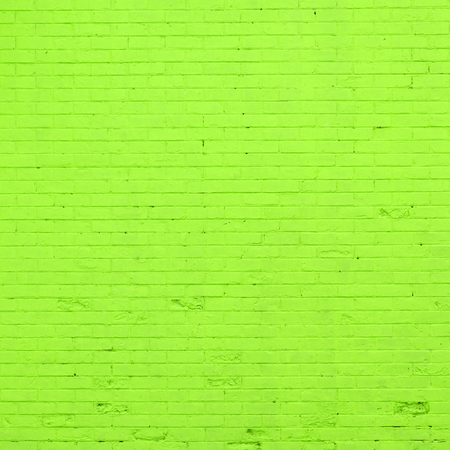 green brick wall textureの写真素材