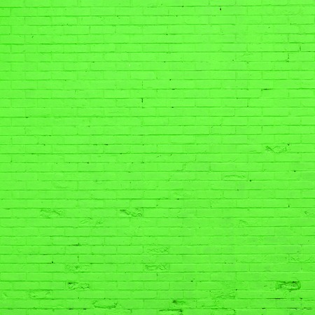 green brick wall textureの写真素材
