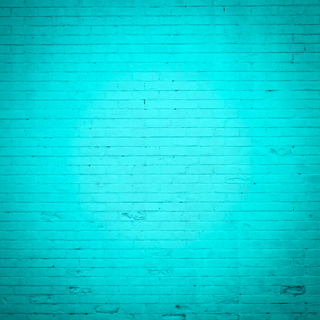 blue brick wall textureの写真素材