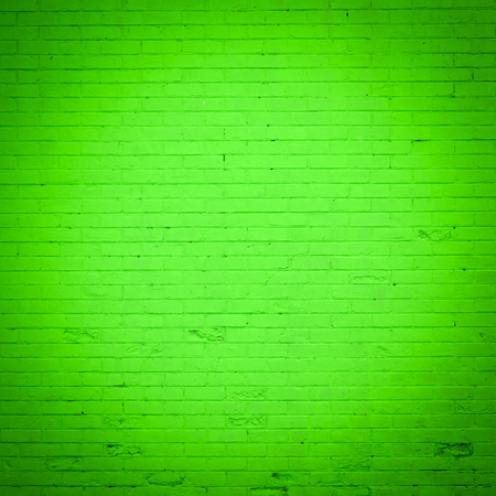 green brick wall textureの写真素材