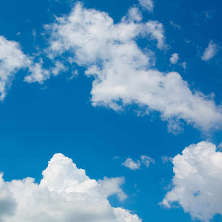 clouds in the blue skyの写真素材
