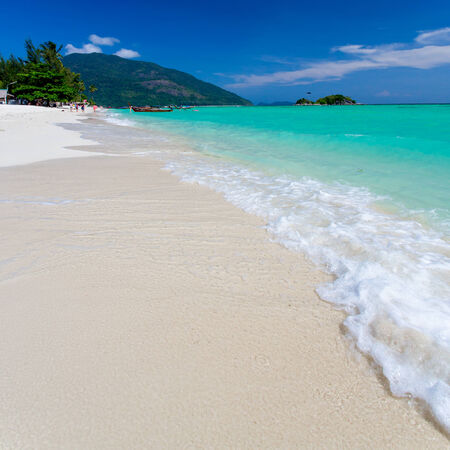 sea and blue sky - Lipe island Thailandの写真素材
