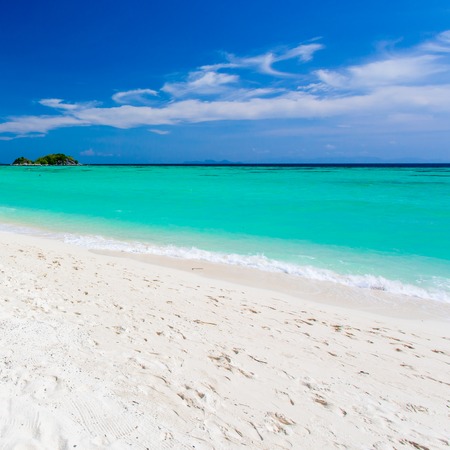 sea and blue sky - Lipe island Thailandの写真素材