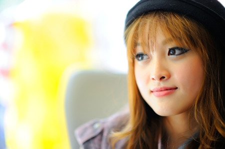 Beautiful asian girlの写真素材