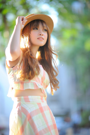 Beautiful asian girlの写真素材