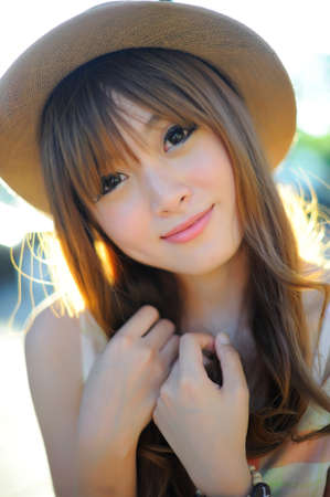 Beautiful asian girlの写真素材