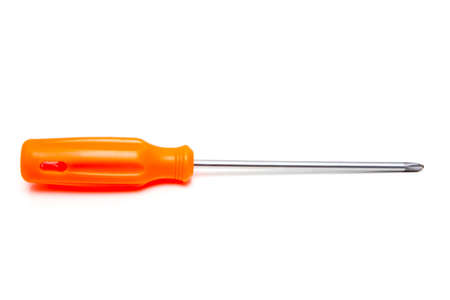 screwdriver isolated on whiteの写真素材