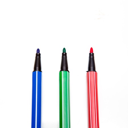 set colorfull pensの写真素材