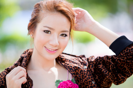 Beautiful asian girlの写真素材
