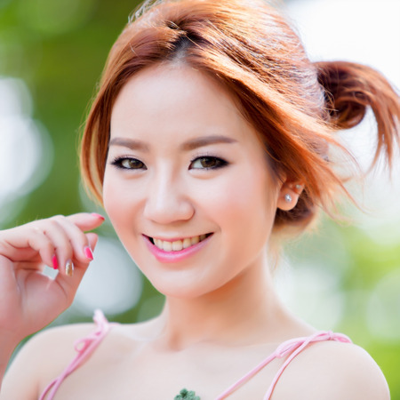 Beautiful asian girlの写真素材