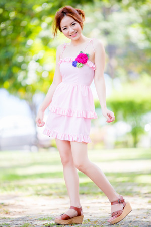 Beautiful asian girlの写真素材