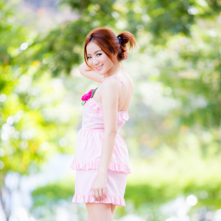 Beautiful asian girlの写真素材