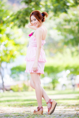 Beautiful asian girlの写真素材