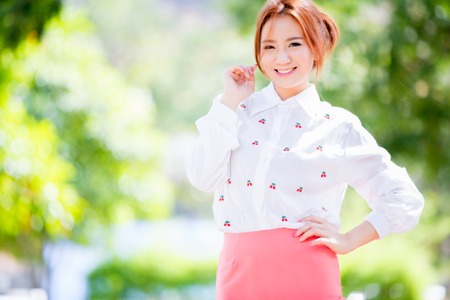Beautiful asian girlの写真素材