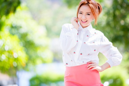 Beautiful asian girlの写真素材
