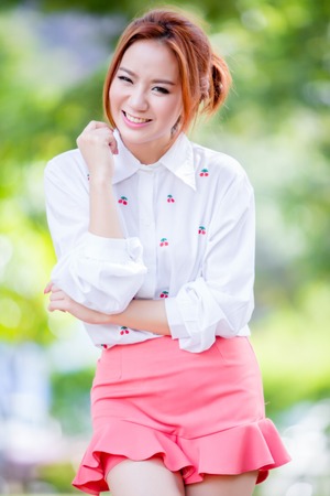 Beautiful asian girlの写真素材
