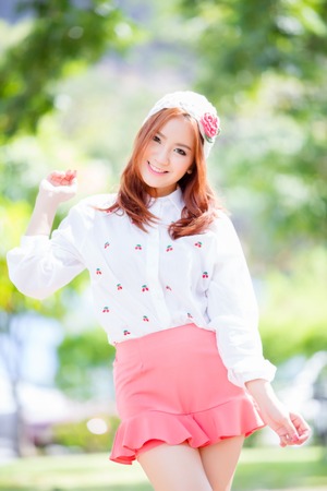 Beautiful asian girlの写真素材