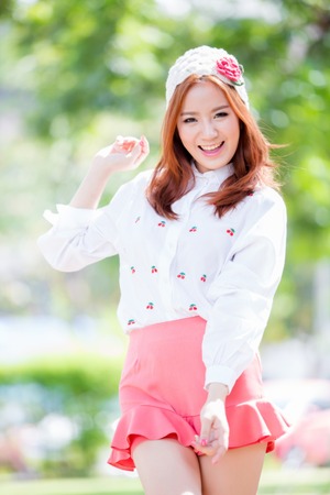 Beautiful asian girlの写真素材