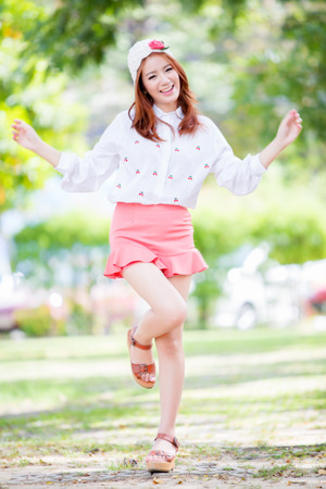 Beautiful asian girlの写真素材