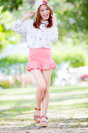 Beautiful asian girlの写真素材