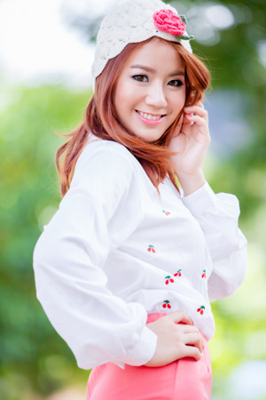 Beautiful asian girlの写真素材