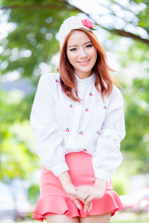 Beautiful asian girlの写真素材