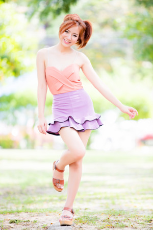 Beautiful asian girlの写真素材