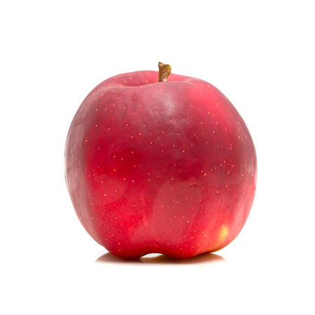 Red ripe appleの写真素材