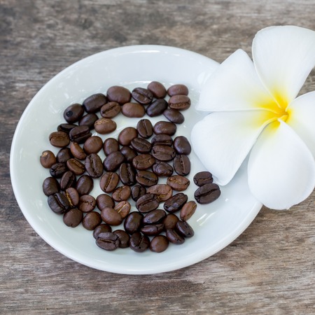roasted coffee beansの写真素材